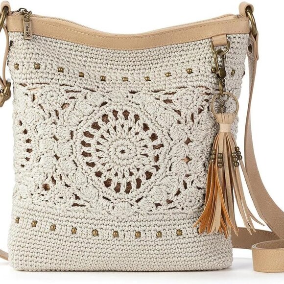 Lucia Crossbody Purse - Hand Crochet Women's Handbag for Everyday & Travel - Cro